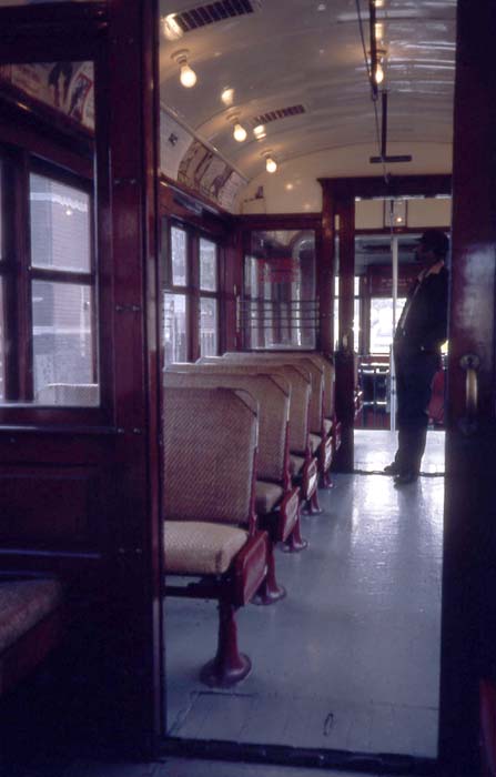 San Francisco MUNI Portuguese Tram interior